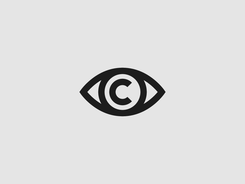 Copyrighted Vision copyright vision eye brand brandmark logo logotype.webp