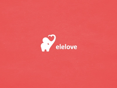 Elelove mark + typeface symbol mark logo brand elephant.webp