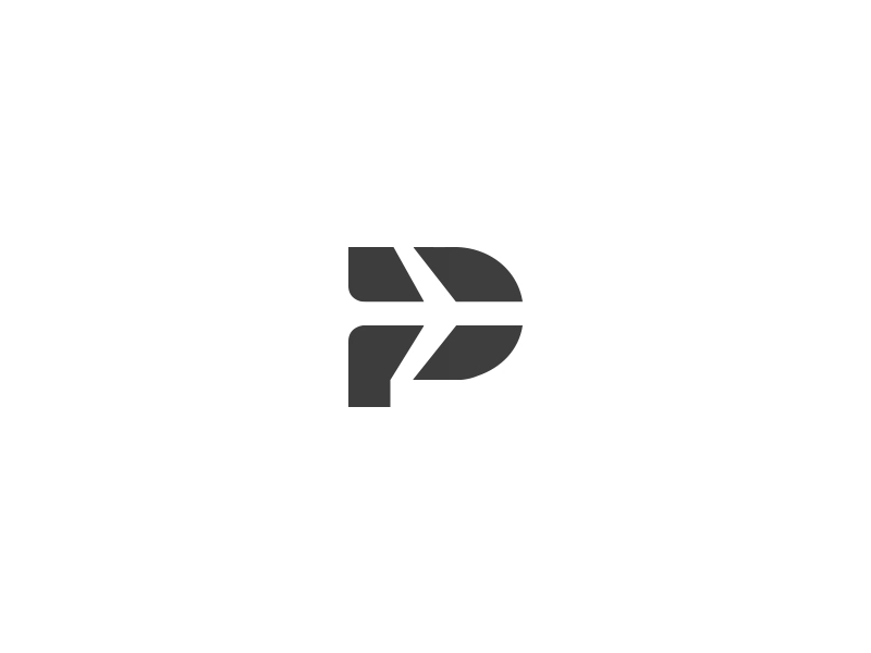 Preflight aviation symbol mark logo plane black white logotype brand b.webp