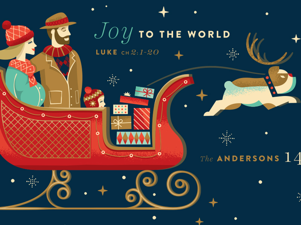 Christmas Cards christmas card dog bulldog present gift holiday santa.webp