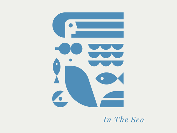 In The Sea mermaid swim fish ocean sea.webp