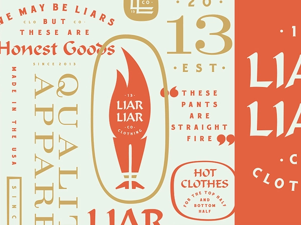 Liar Liar Clothing Co. type flame fire pants clothing.webp