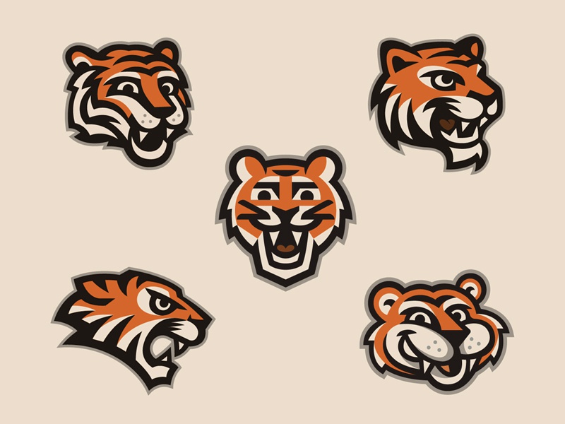 Tanglewood Tigers Elementary School logo head animal cat tiger.jpg