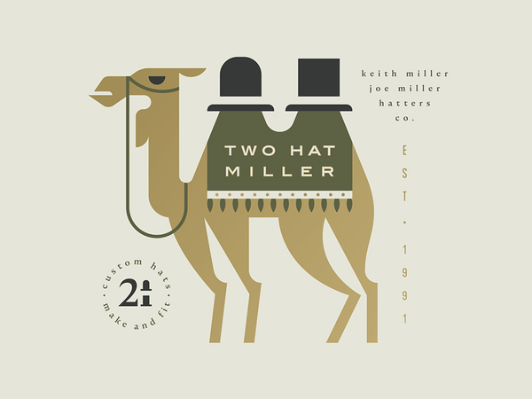 Two Hat Miller type animal camel hat.webp
