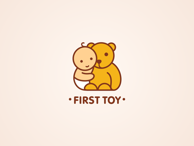 First Toy boy toy game bear cute rounded ru-ferret ferrethills nikita.webp
