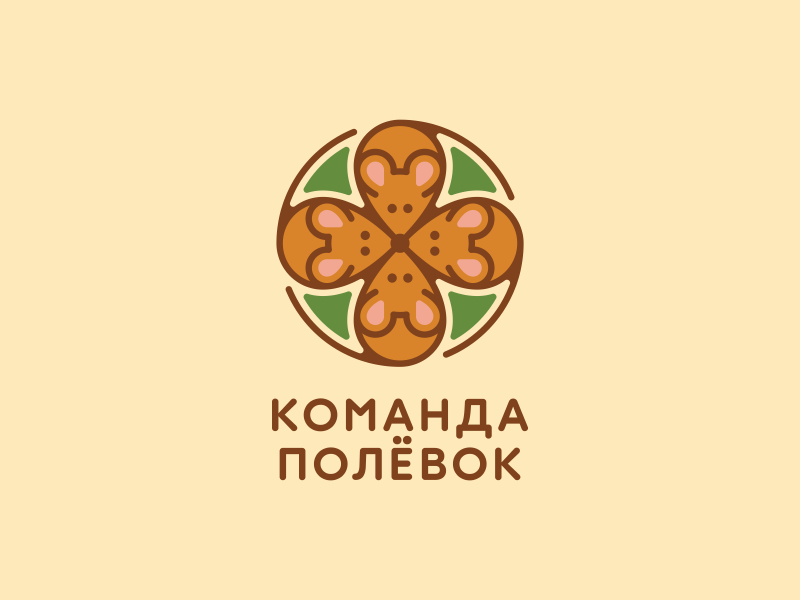 Komanda Polyovok logo traveling squad mouse team.webp