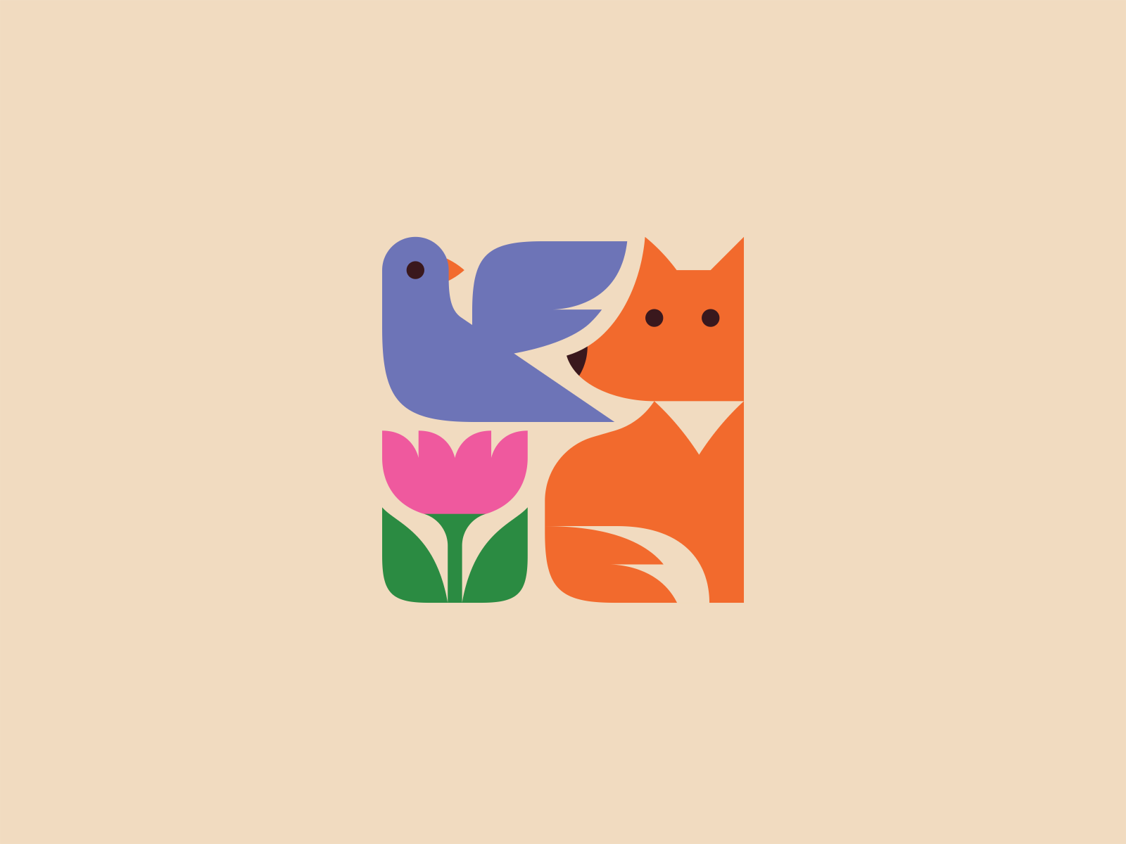 Logos 4 cute multi-icons line art negative space branding logo.png