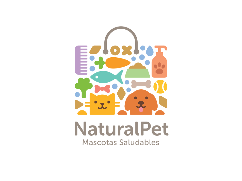 NaturalPet natural organic accessories food pet dog cat shopping bag.webp
