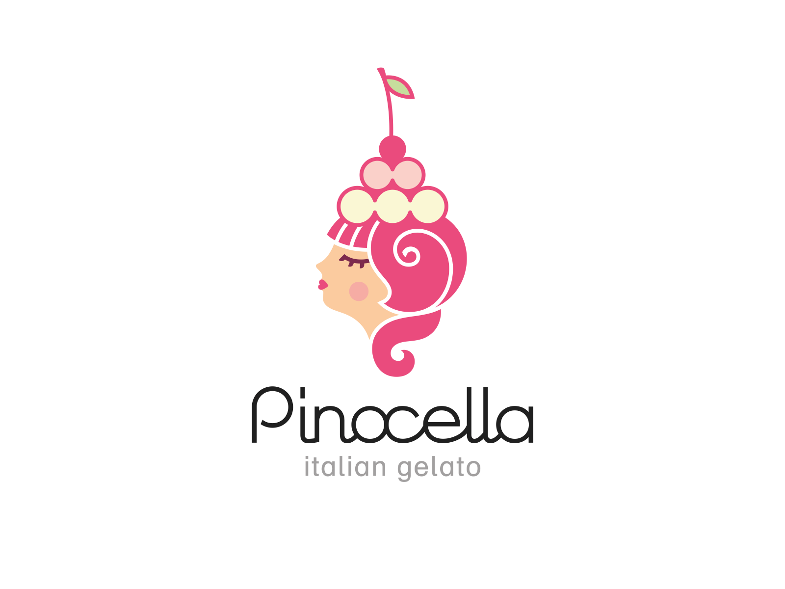Pinocella branding logo ligature cherry sweet girl retro italian ice-c.png