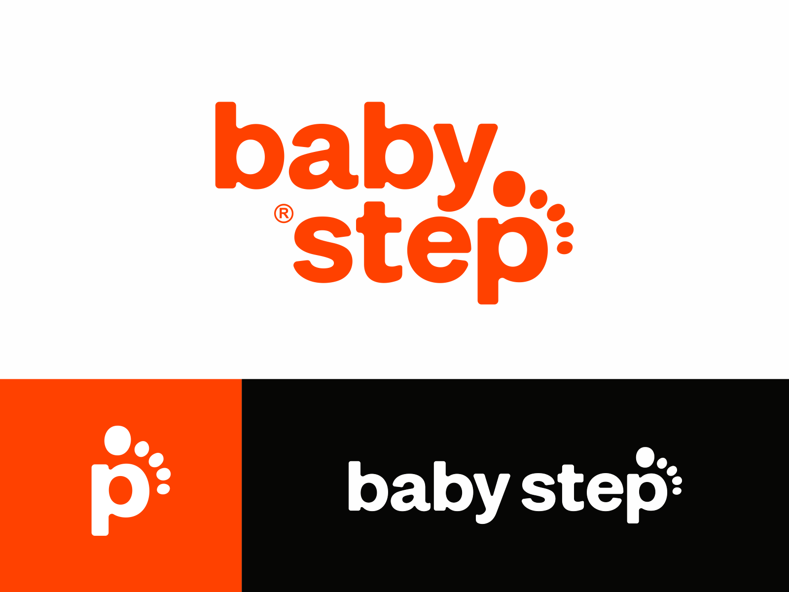 baby step children kids baby step letters lettering letter logodesign.png