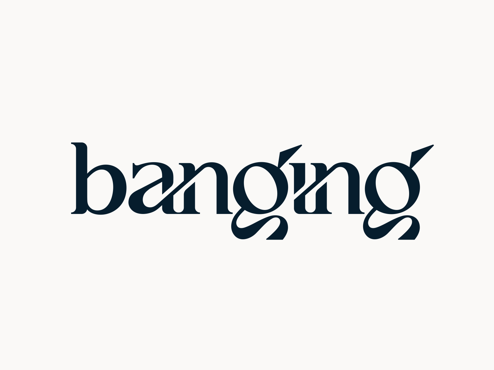 Banging typography type letters lettering letter logodesign logotype i.png