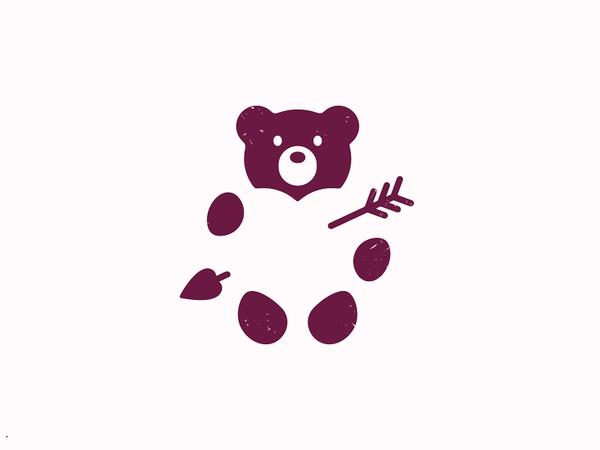 Bear emblem logotype sign icon logo valentine arrow heart love bear an.png