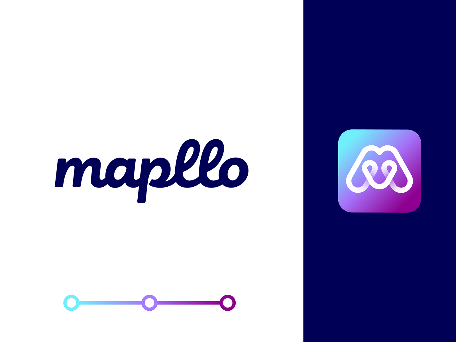 Mapllo letter typogaphy monogram symbol logodesign logotype sign lette.png