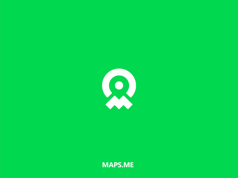 Maps.me icon sign logo map pin m me maps.gif
