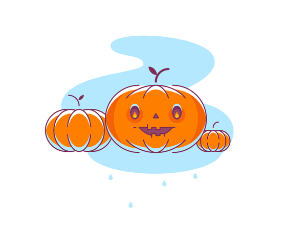 Halloween Icons - Pumpkin edgy branding vector character web glyph ui.png