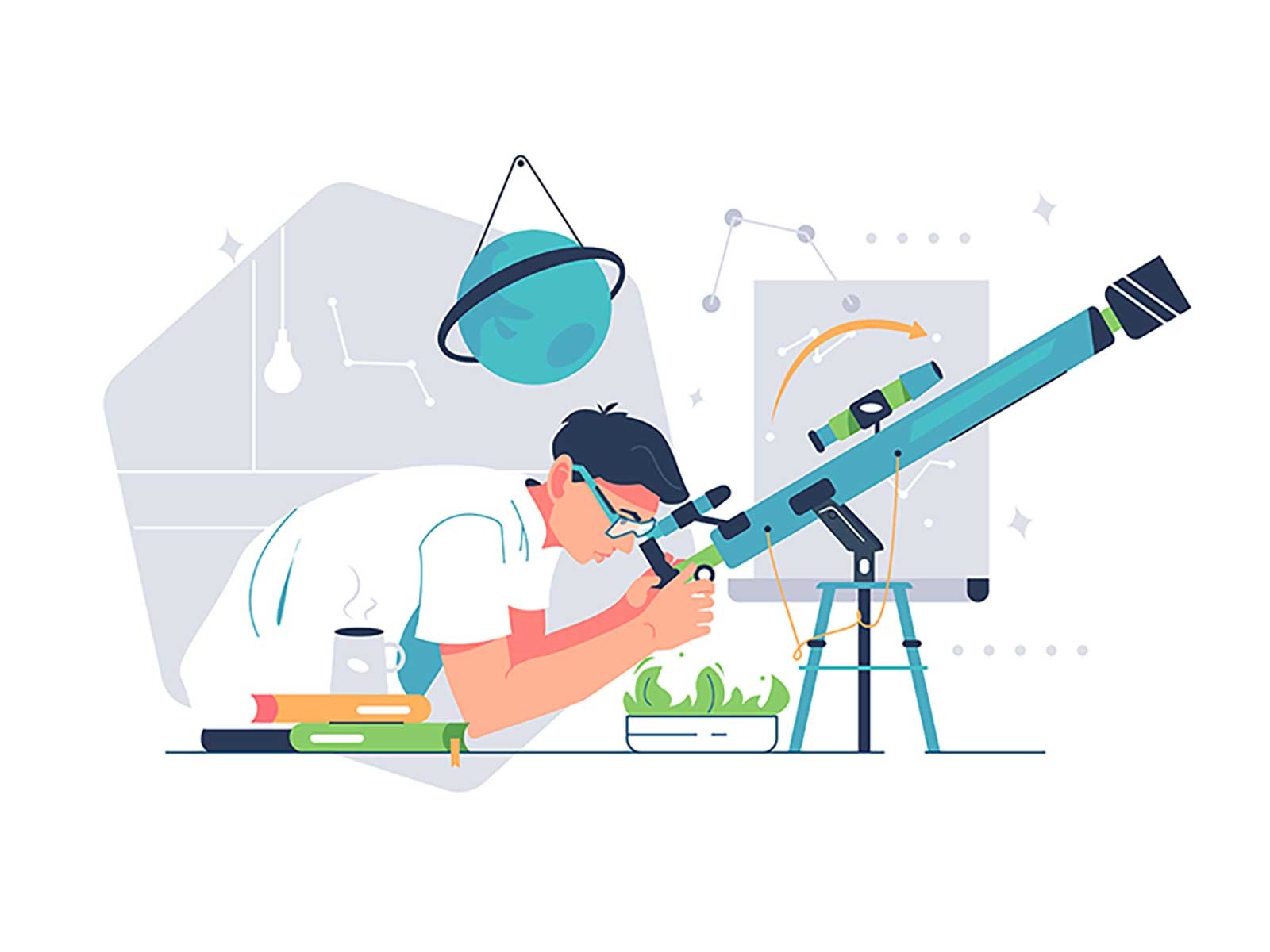Astronomy astronomy character ui branding logo business person cartoon.jpg