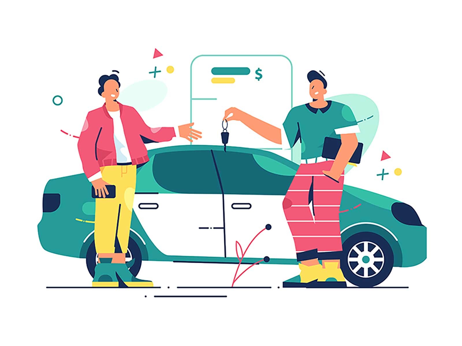 Buying a car customer automobile auto concept vehicle rental business.jpg
