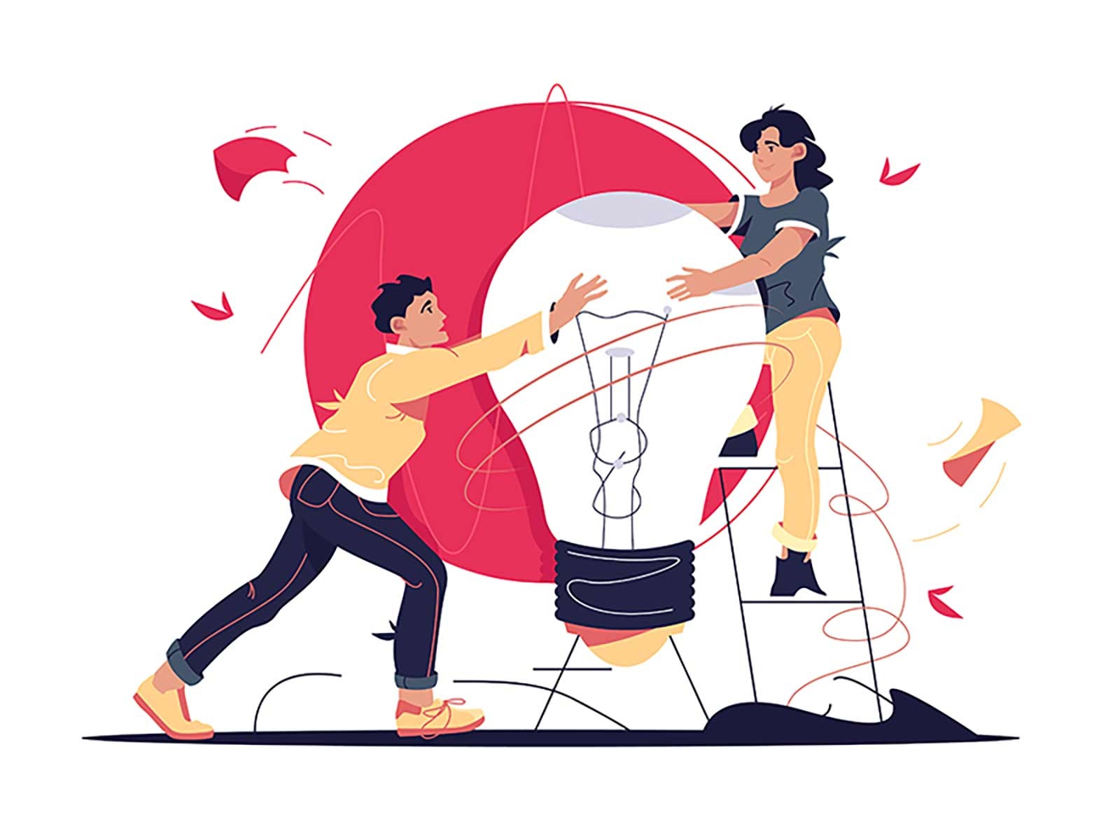 Light bulb as symbol for bright idea team.jpg