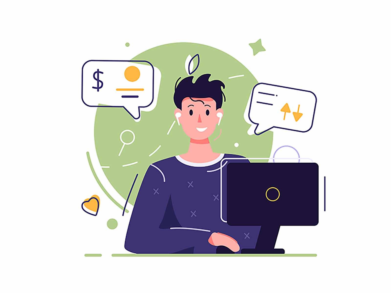 Manager web flat balance people illustration concept businessman manag.jpg