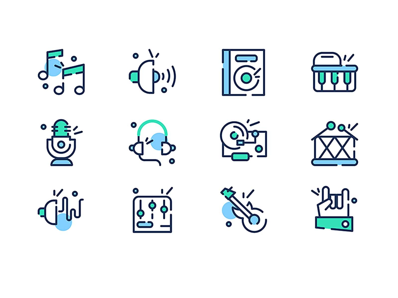 Music 48x icons volume equalizer black web illustration loudspeaker eq.jpg