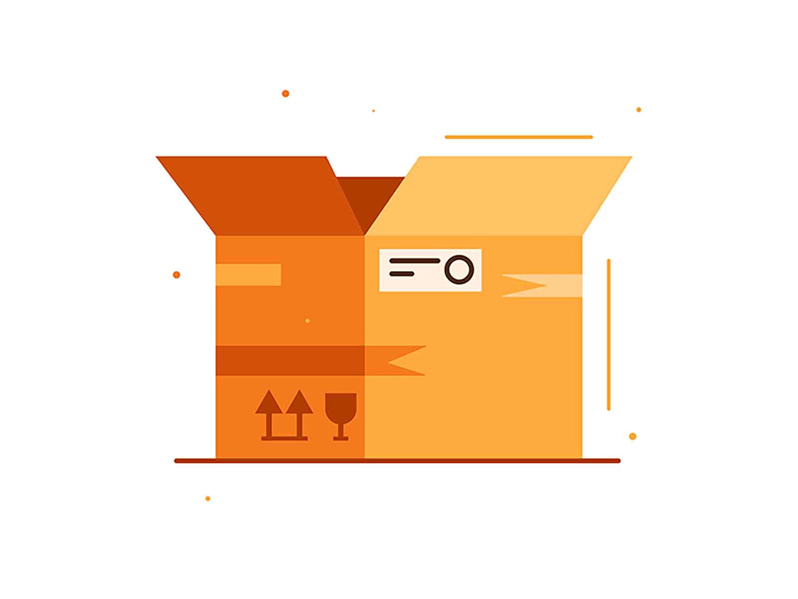 Open cardboard box with a stamp brown mail open parcel moving shipping.jpg