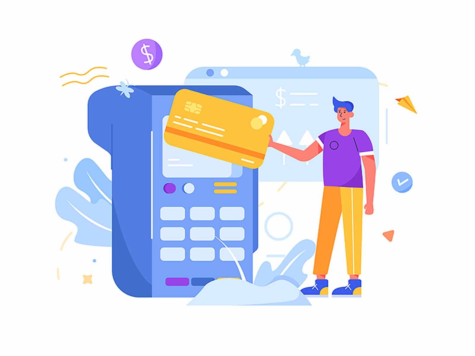 Payment via terminal digital credit card terminal purchase mobile pay.jpg
