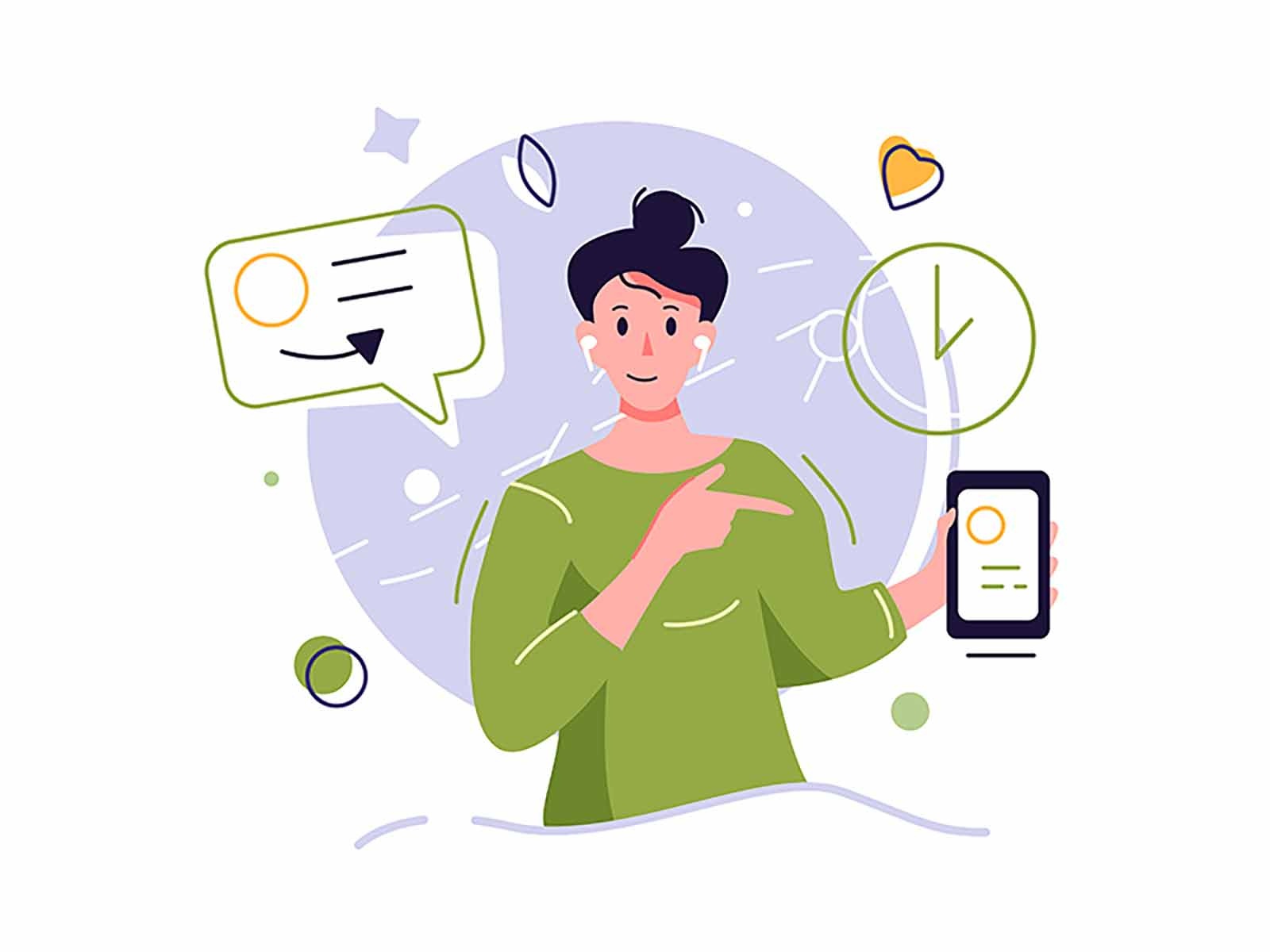 Project guide flat concept management project technology face cartoon.jpg