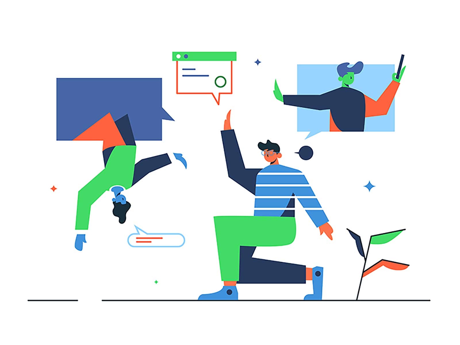 Team teamwork team people concept art technology cartoon office intern.jpg