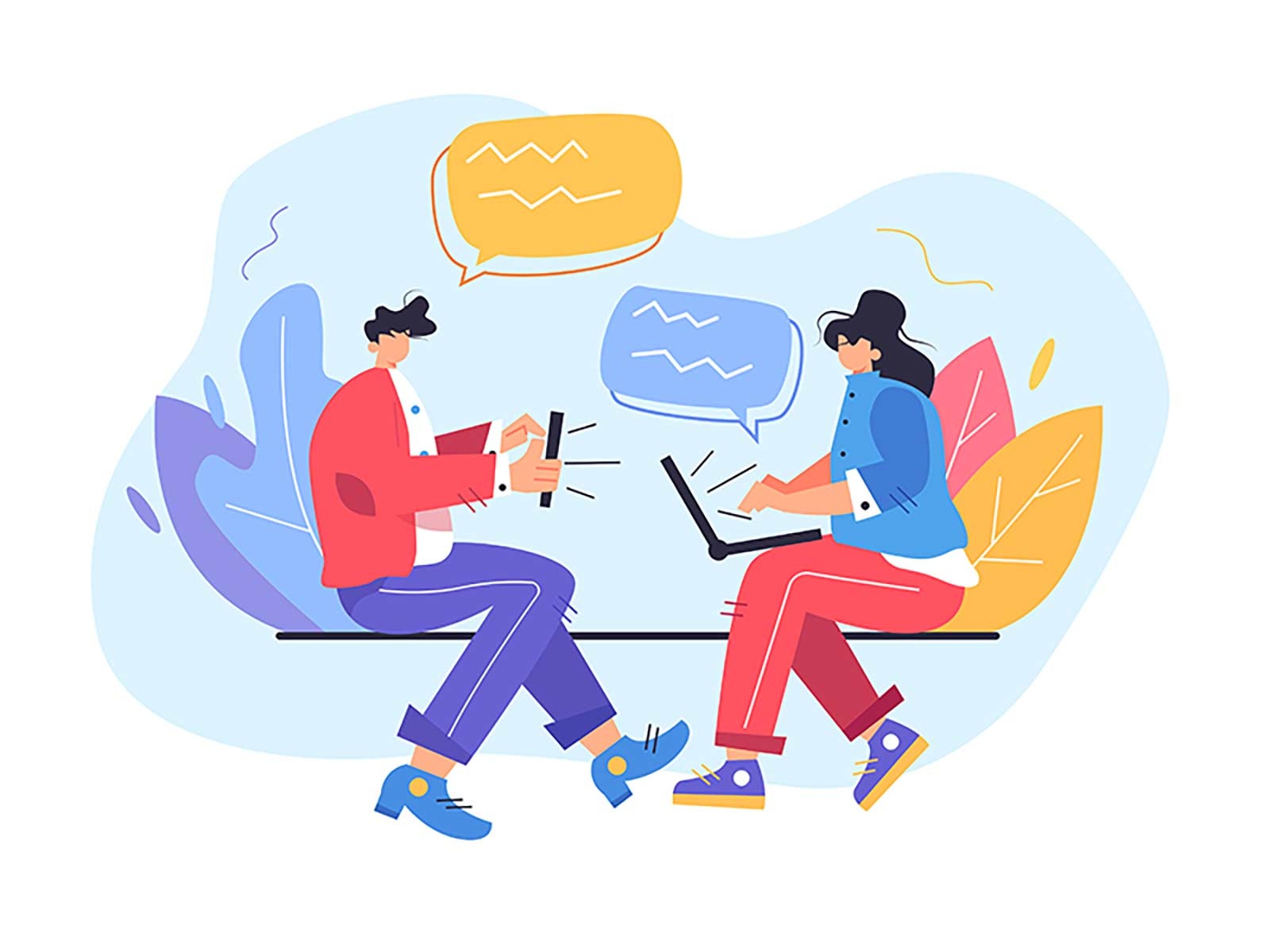 The guy and the girl are texting female device chat conversation messa.jpg