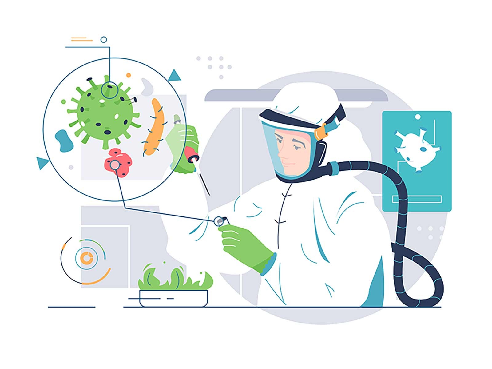 Virology medecine virology graphic design ui branding logo business pe.jpg