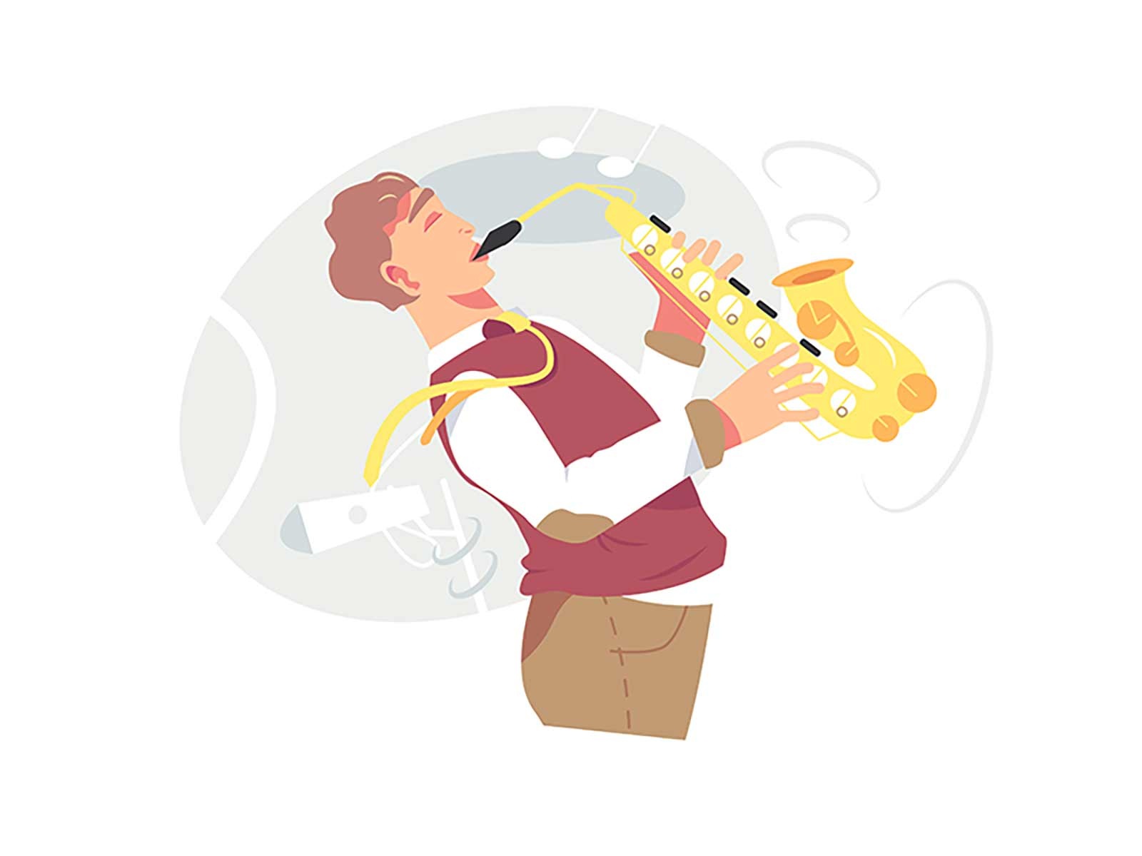 Young male musician plays saxophone hobby.jpg