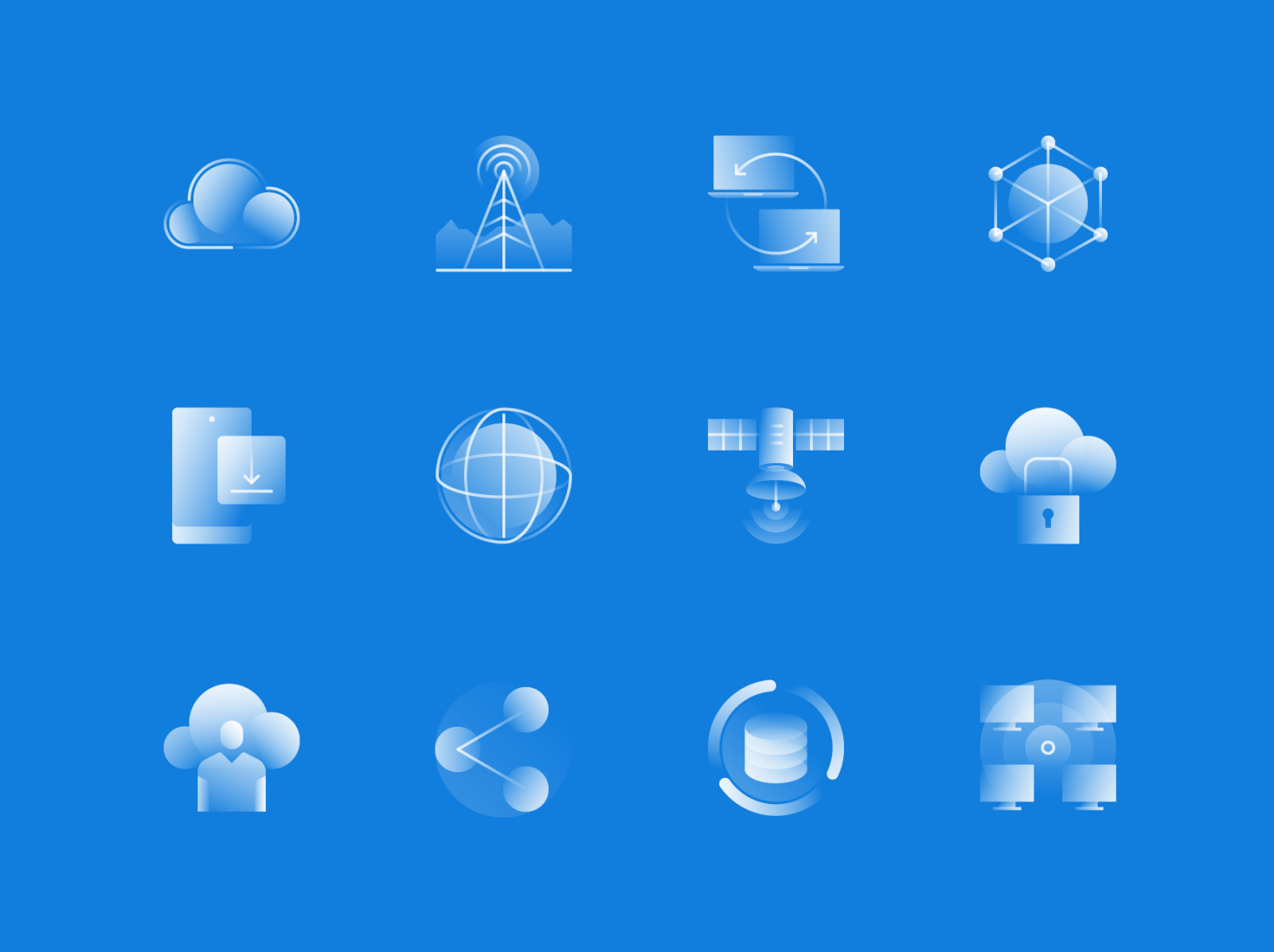 Alpha Icons  Network Set technology database satellite worldwide globa.png