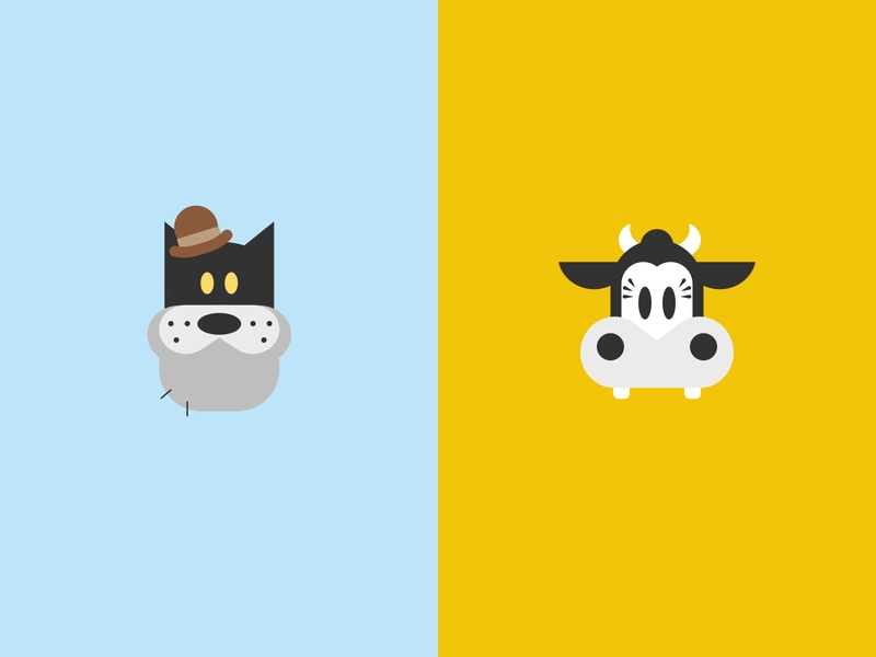 Cat + Cow icons pete clarabelle disney cat cow.webp
