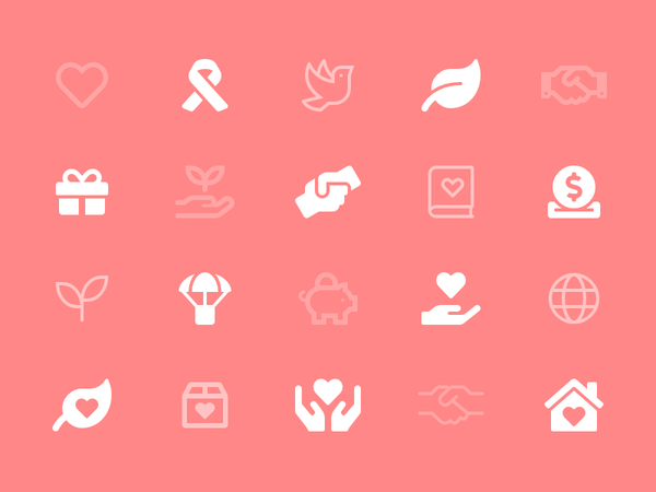 Charity Category gift donate parachute heart dove font awesome icon ch.webp