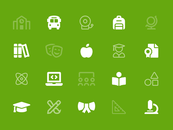 Education Category school shapes laptop icons education.webp