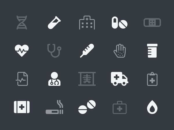 Medical Category health hospital doctor icons medical font awesome.webp