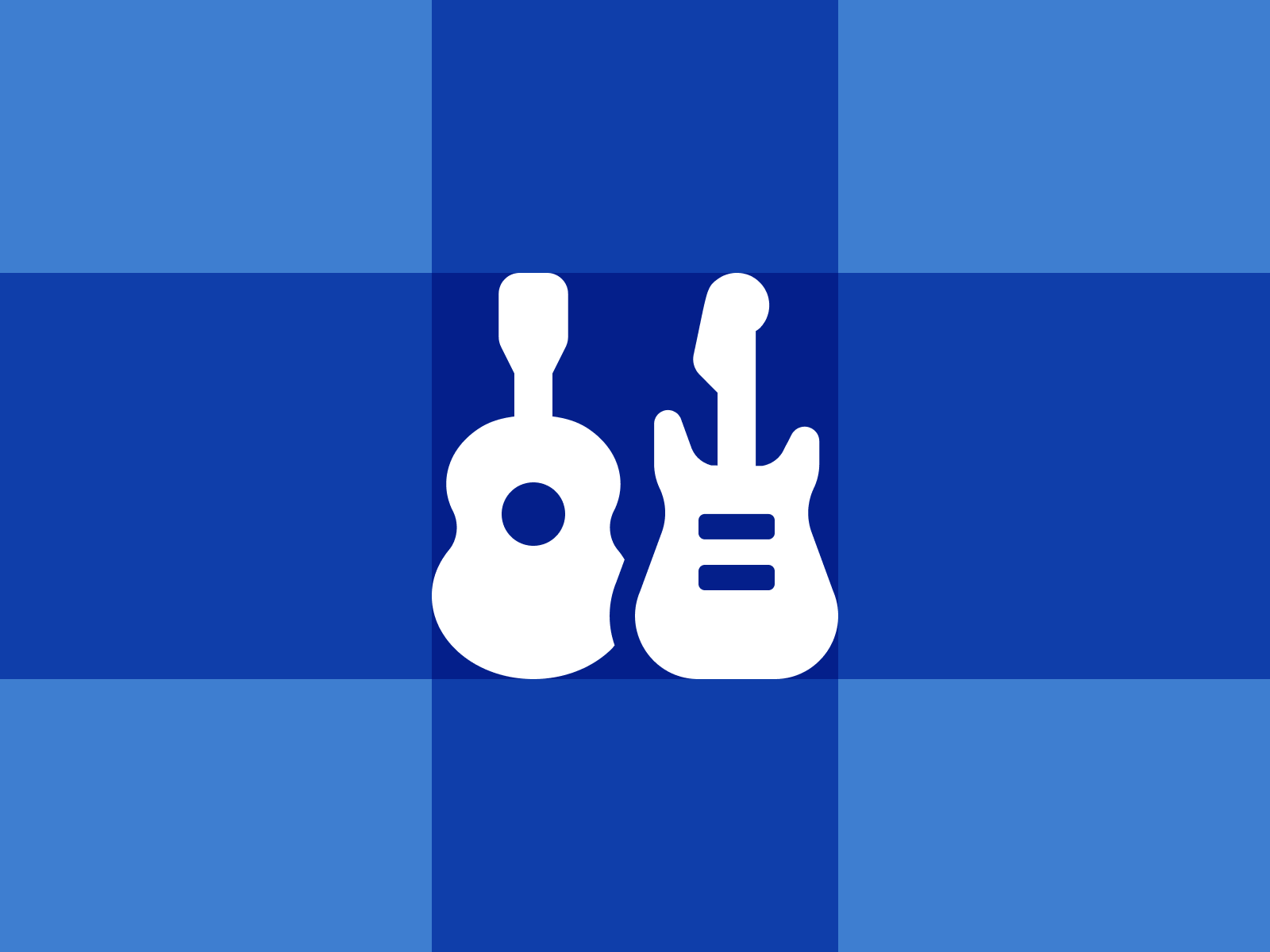 Music, Tech, and Western Icons western tech skull polaroid guitar icon.png