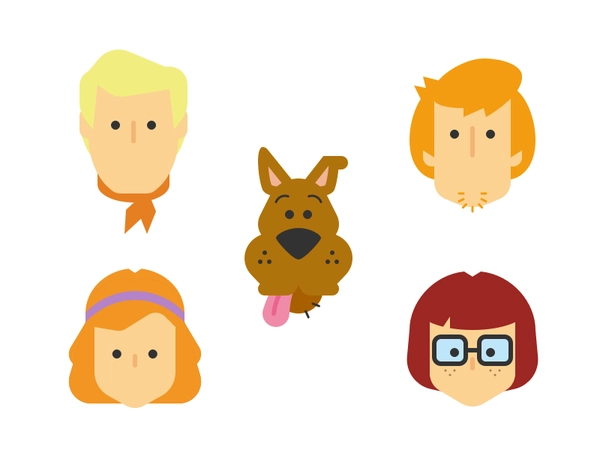 Scooby Doo Icons year of icons monsters mystery inc. daphne shaggy vel.webp