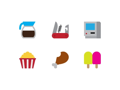Symbolicons Flat symbolicons icons vecto coffee computer mac popcorn k.webp