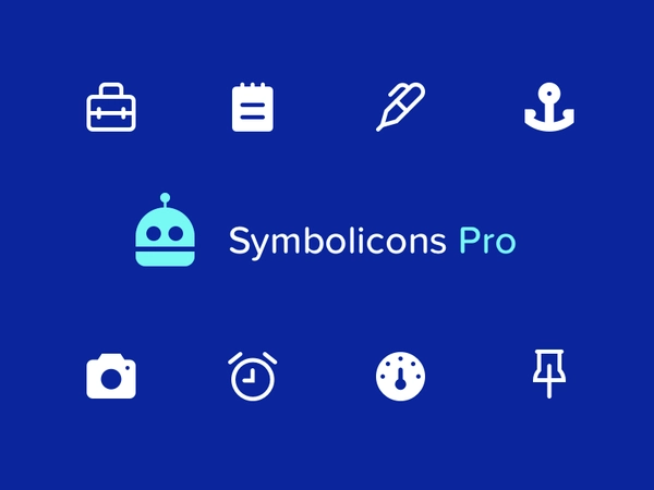 Symbolicons Pro logo robot icons symbolicons.webp