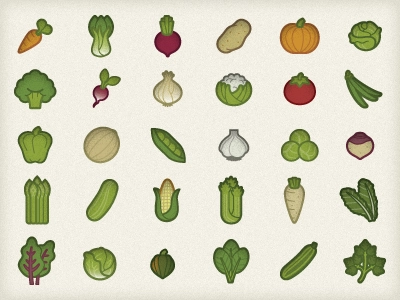 Veggie Icons, Final Draft icons vector simple clean symbols symbol ico.webp
