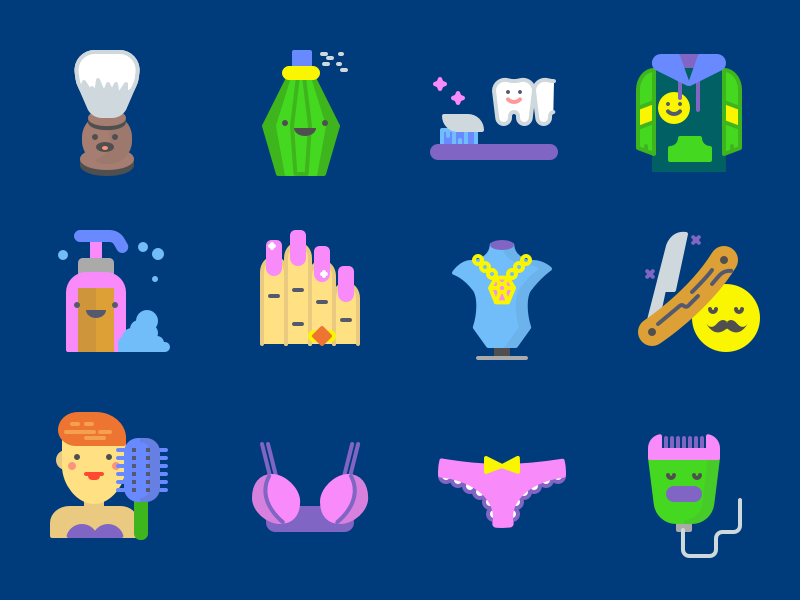 Beauty  Fashion Icons clothes parfume bikini care illustration icons f.webp