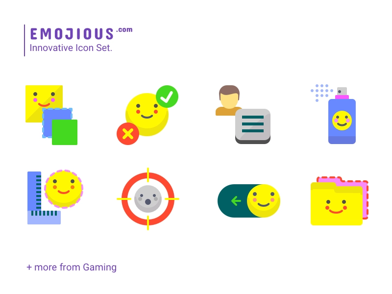 Emojious User Interface illustration smile user icon flat.webp