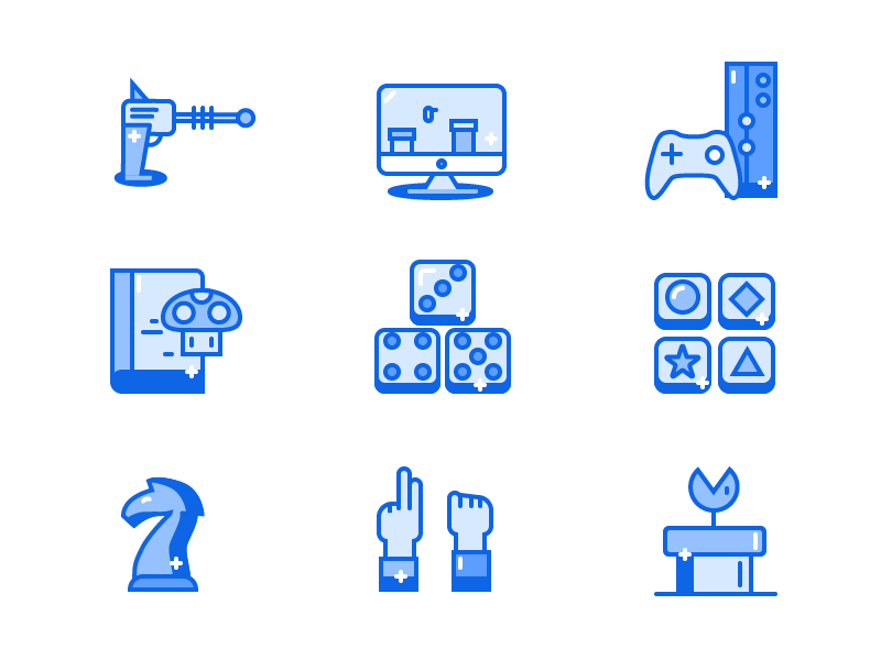 Gaming Monotone entertain fun gaming illustrations icons.webp