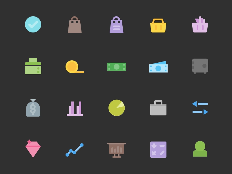 Material Icons Freebie business economy statistics flat free freebie i.webp