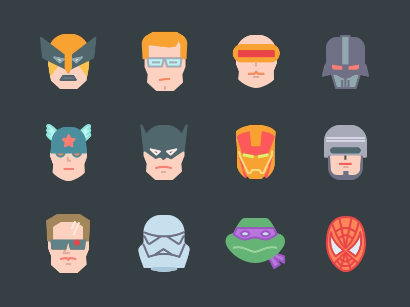 Swifticons New Style premium set illustrations avatars faces character.webp