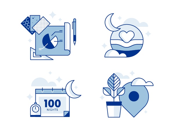 Amerisleep Icons bed sleep pictogram iconography illustration dynamo u.jpg
