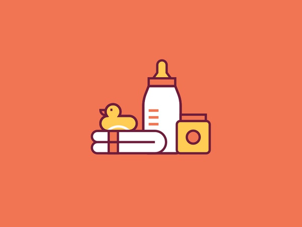 Baby Stuff online pictogram shopping scene bottle milk baby groceries.jpg