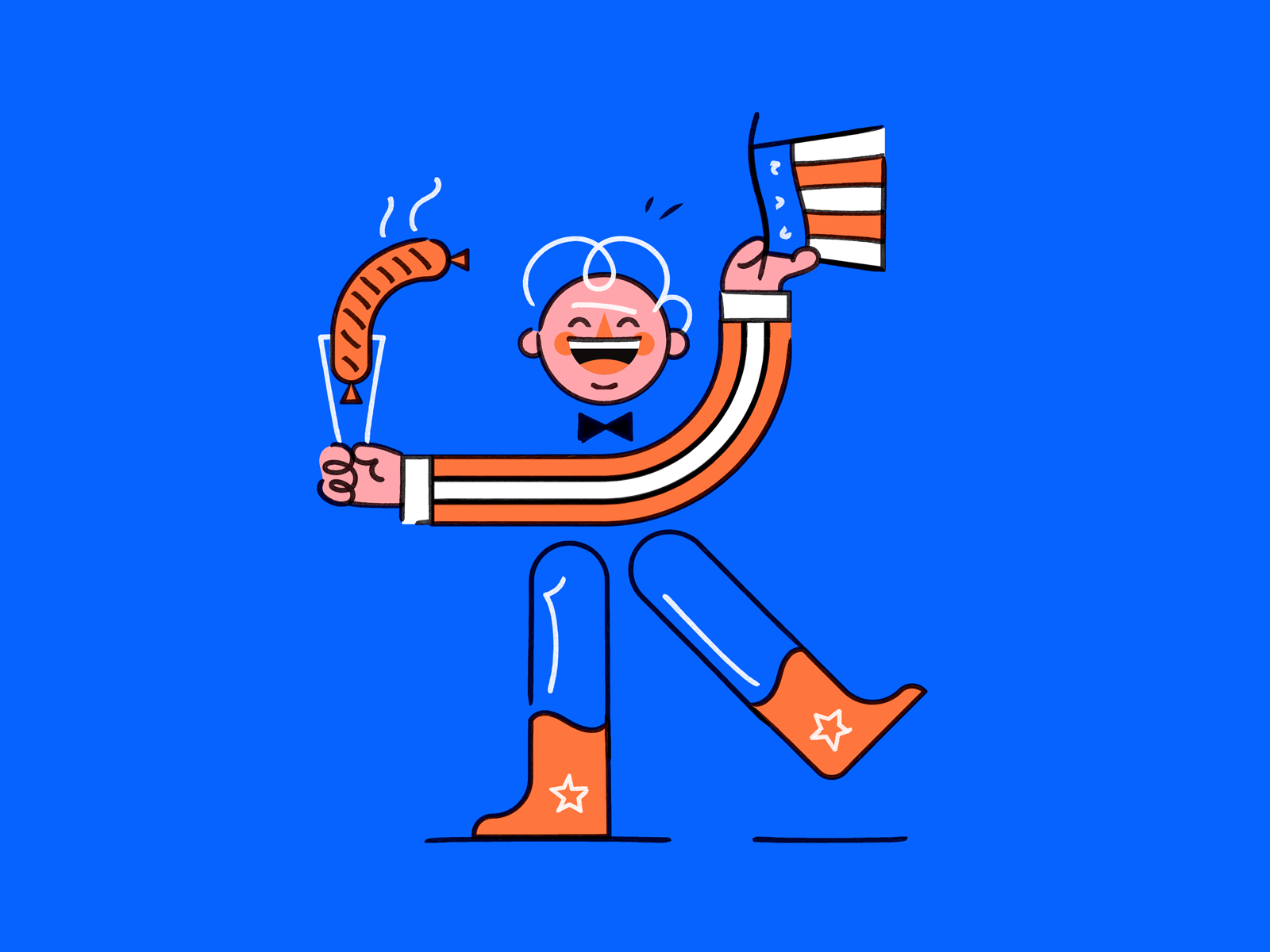 Happy Fourth of July! hot dog independence day 4th of july america usa.png