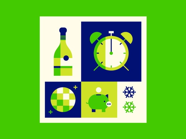 January time illustration 2018 party champagne january calendar vector.jpg